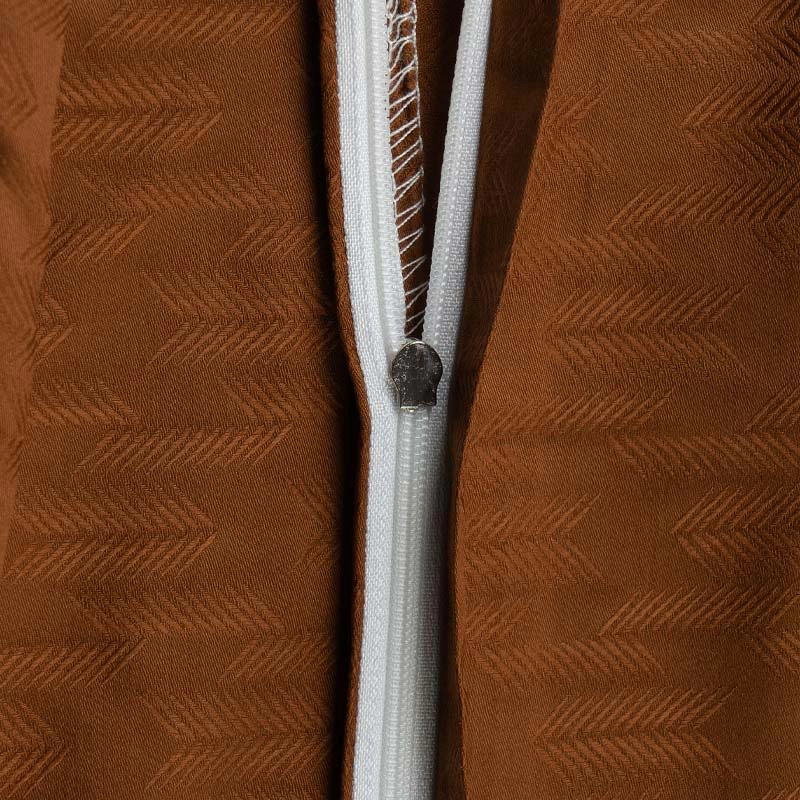 Комплект постельного белья семейный Pappel Jacquard Brown фото 2