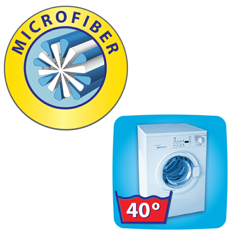 5 Сменная насадка к универсальной швабре Hausmann PROFESSIONAL, цвет белый фото 5