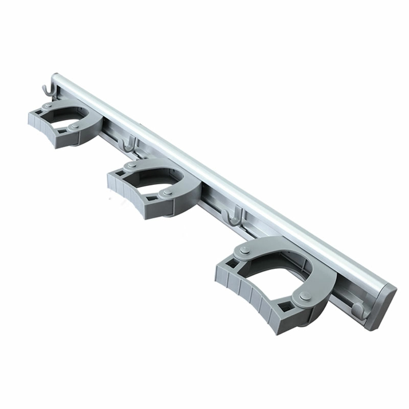 5 Держатель для швабр Hausmann Mop Holder 41x6x4,2см, серый фото 5