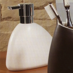 Дозатор для жидкого мыла Spirella Etna, коричневый фото 3