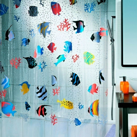 Штора для ванной комнаты Spirella Fish фото 1