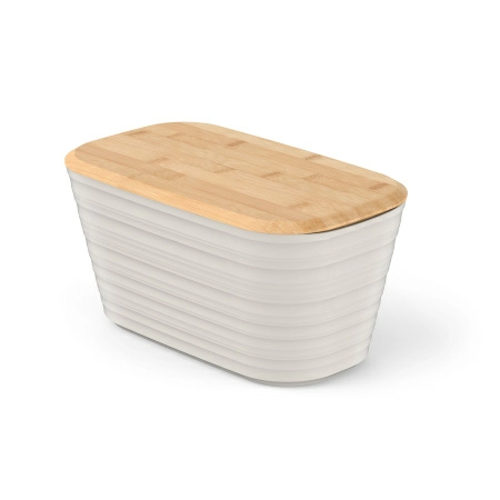 Хлебница Ambient Prime с бамбуковой крышкой, беж фото 1