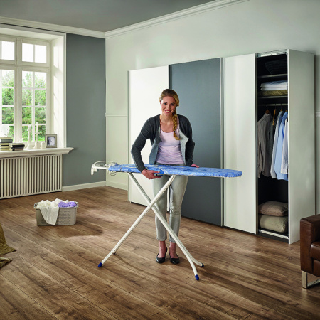 Гладильная доска с электроподключением Leifheit Airboard Compact Plus M 120х38см фото 6