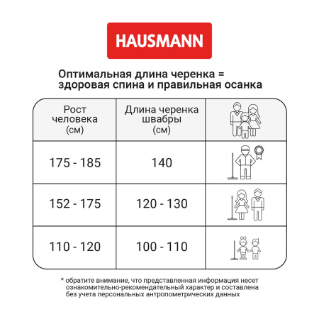 Набор: швабра с отжимом и ведро Hausmann «Ниагара» (Niagara) фото 19