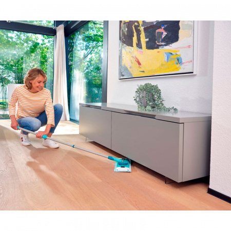 Комплект для влажной уборки Leifheit Clean Twist M Ergo швабра и ведро на колесиках фото 6