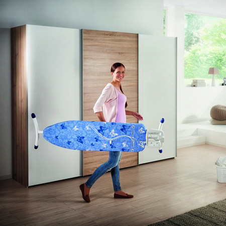 Гладильная доска с электроподключением Leifheit Airboard Solid Plus M 120х38см* фото 7